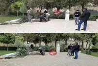 (تصاویر) آماده سازی محل تدفین استاد محمدرضا شجریان در توس
