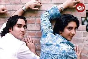 عکس| سفر زمان؛ چهرۀ «فرزاد فرزین» در اولین فیلمش در کنار «مارال فرجاد»؛ سال 85