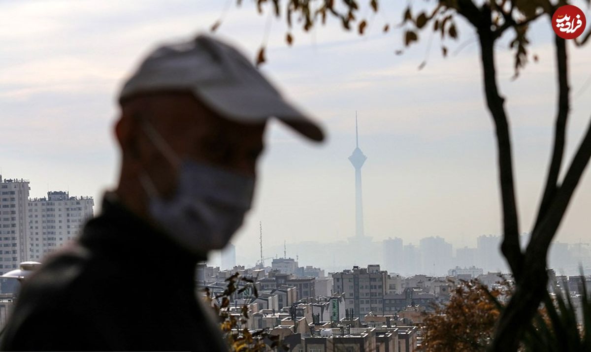 تصاویر/ وضعیت قرمز هوای تهران