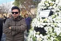(تصاویر) لحظه خاکسپاری جلیل فتوحی‌نیا در قطعه هنرمندان