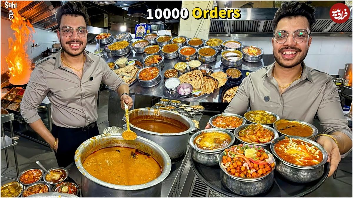 ببینید؛ غذای خیابانی در هند؛ پخت پانیر تیکه ماسالا و تهالی مخصوص در پنجاب