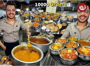 ببینید؛ غذای خیابانی در هند؛ پخت پانیر تیکه ماسالا و تهالی مخصوص در پنجاب