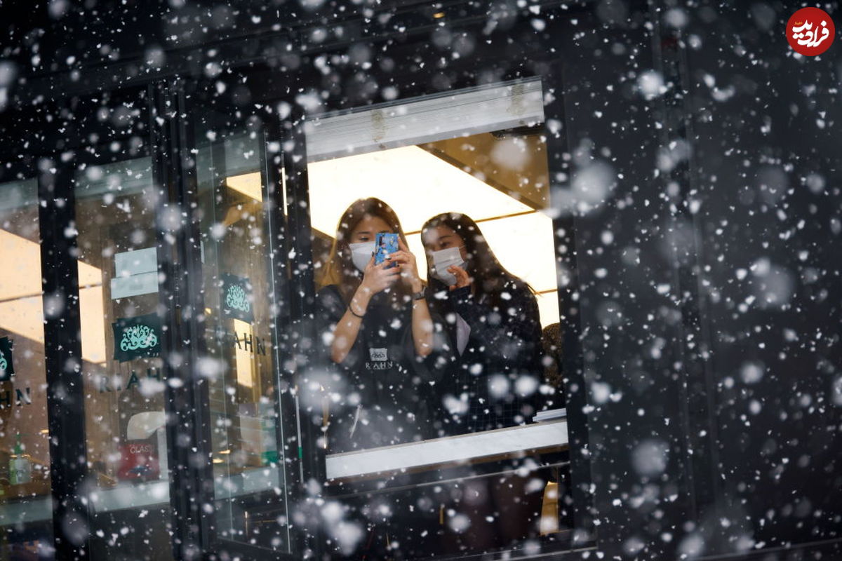 تصاویر/ بارش برف در شهر‌های مختلف دنیا
