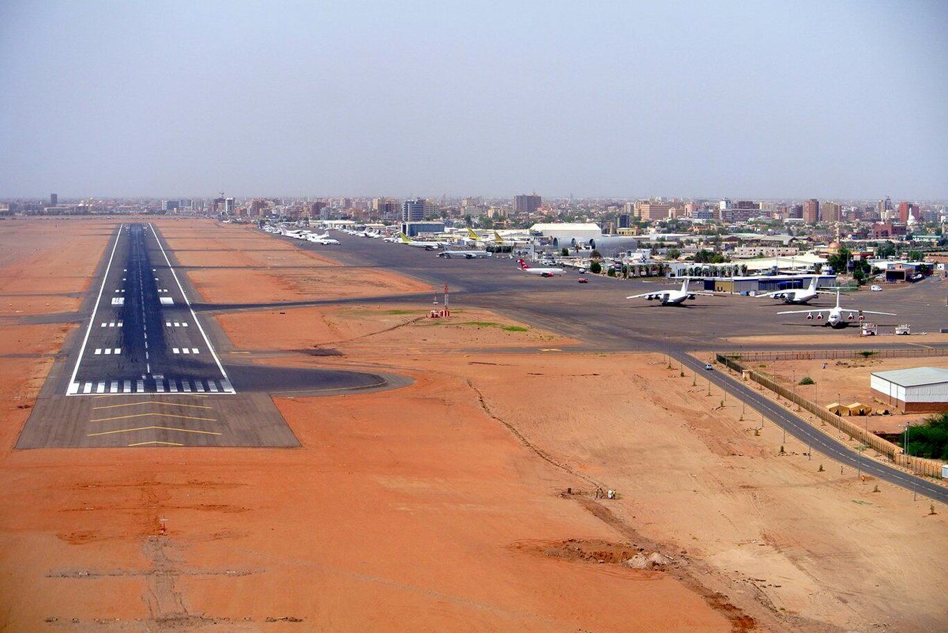 (ویدئو) آتش گرفتن ایرباس A۳۳۰ سعودی و بویینگ ۷۳۷ اسکای اپ در فرودگاه خارطوم