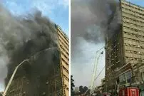 عکس| سفر به تهران قدیم؛ نمایی از «خیابان جمهوری و ساختمان پلاسکو»؛ سال 45