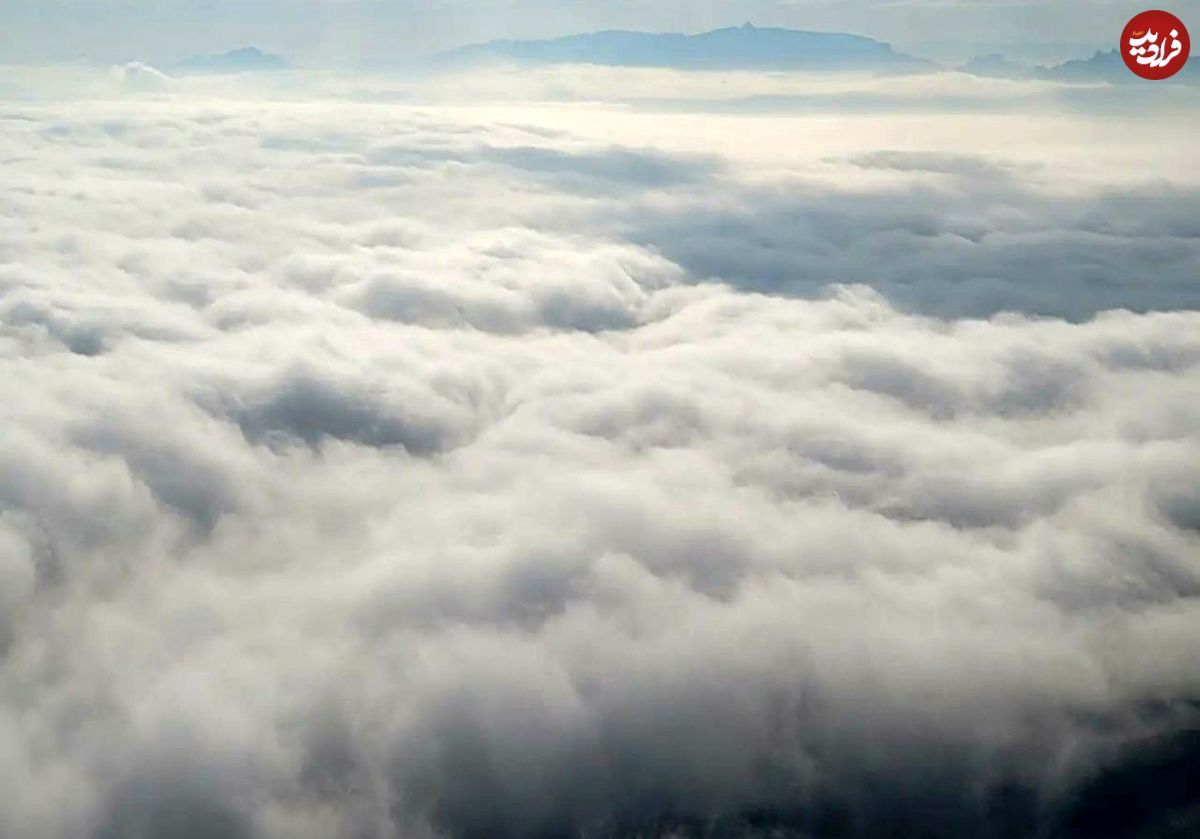 تصاویری نادر از دریای ابر اصفهان