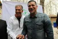 (عکس) وقتی علی دایی شاگرد کی‌روش شد!