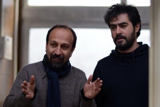 عکس/ اصغر فرهادی و شهاب حسینی در پشت صحنه «فروشنده»