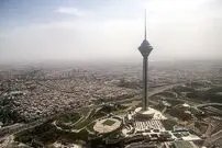 عکسی عجیب و غریب از تهران در پنج فروردین