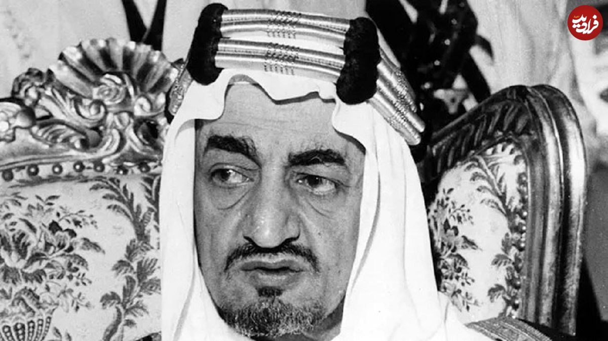 عکس| سفر در زمان؛ «ملک فیصل، پادشاه سوم عربستان» در کاخ سفید در واشنگتن؛ سال 1331