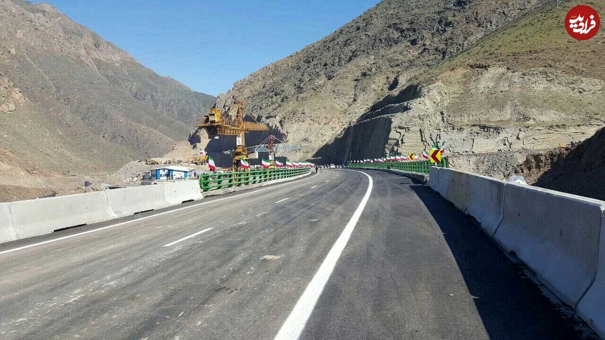 (عکس) سفر به ایران قدیم؛ «جاده قزوین-رشت، حد فاصل منجیل به رودبار»؛ سال 46