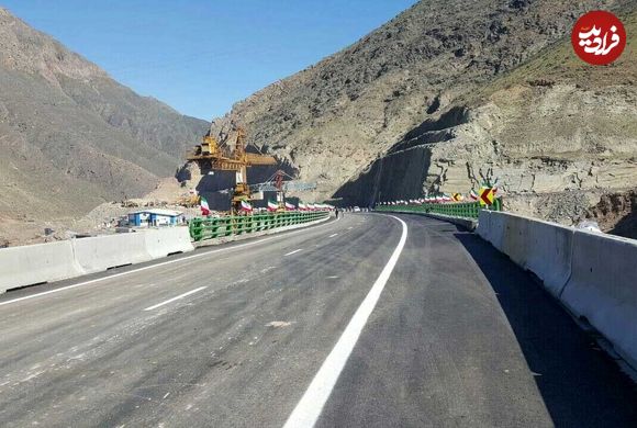 (عکس) سفر به ایران قدیم؛ «جاده قزوین-رشت، حد فاصل منجیل به رودبار»؛ سال 46