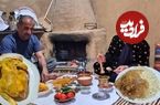 ببینید| غذای روستایی در ایران؛ پخت مرغ شکم پر توسط زوج روستایی