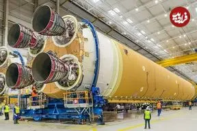 ببینید| مراحل تولید موشک های فضایی غول پیکر در کارخانه ای مدرن ناسا