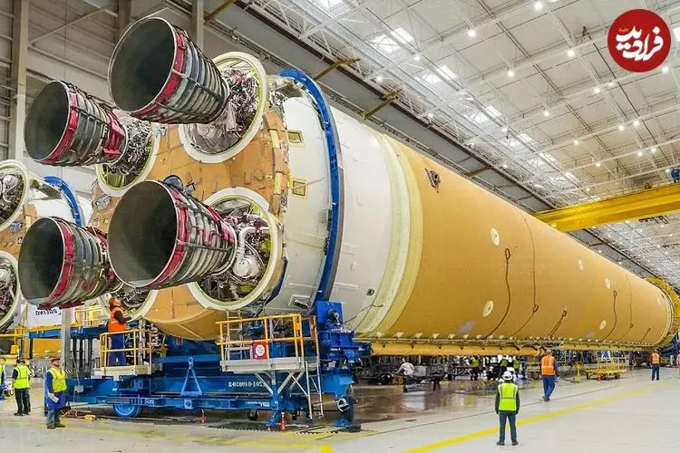 ببینید| مراحل تولید موشک های فضایی غول پیکر در کارخانه ای مدرن ناسا