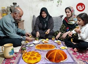 ببینید| غذای روستایی در ایران؛ تهیه مربا و نان سنتی با کدو تنب