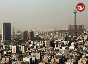 عکس| سفر به ایران قدیم؛ نمایی از تهران از بالای برج آزادی؛ سال 1353