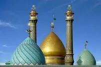 عکس| سفر به تهران قدیم؛ «دو کودک کانادایی در مقابل حرم شاه عبدالعظیم»؛ دهه ۴۰