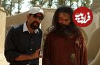 عکس؛ سفر به تاریخ؛ «داوود میرباقری» در حال آموزش پرتاب نیزه به «مختار ثقفی»