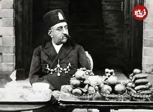 عکس| سفر در زمان؛ «مظفرالدین‌شاه قاجار» با تاج زرین و در اواخر عمرش