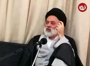 عکس؛ سفر به تاریخ؛ »سید مصطفی خامنه‌ای» در کنار «سردار عزیز جعفری» در یک مراسم؛ سال 96