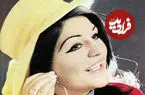 عکس| سفر زمان؛ «شهناز تهرانی» با سبیل و کت و شلوار در اتاق گریم یک فیلم؛ سال 53