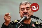 عکس؛ سفر در زمان؛ «سرلشکر جعفری و سردار حاجی زاده» در کنار موشک بالستیک ذوالفقار؛ سال 97