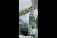 (ویدیو) ترسناک و خطرناکترین طراحی راه پله در جهان