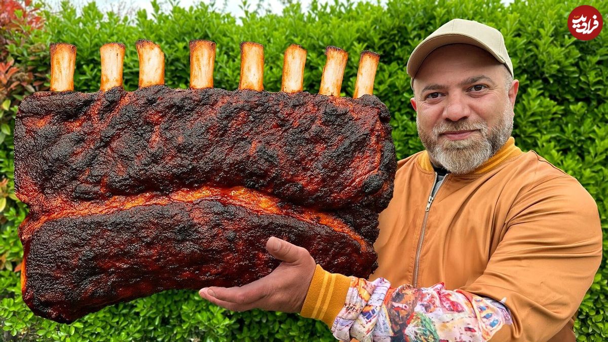 ببینید؛ غذای روستایی در آذربایجان؛ دنده کباب گاو و سیب زمینی