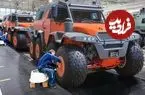 ببینید| مراحل طراحی و تولید خودروی غول پیکر 8 چرخ روسی اوتوروس شامان