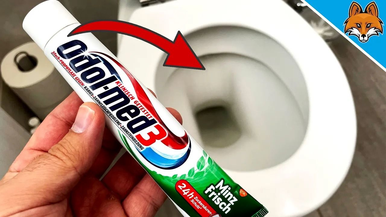 (ویدئو) اگر سنگ توالت را با خمیر دندان بشویید، چه اتفاقی می افتد؟