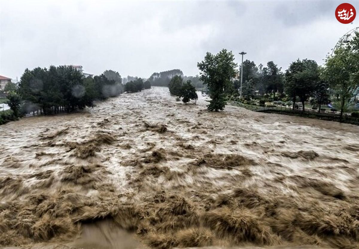 (تصاویر) جاده چالوس پس از سیل
