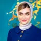 عکس| گریم الناز ملک در پشت صحنه یک فیلم سینمایی