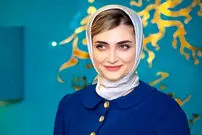عکس| گریم الناز ملک در پشت صحنه یک فیلم سینمایی