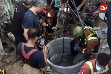 عکس؛ حادثه سقوط در چاه جنوب تهران؛ ۲ کارگر افغان جان باختند