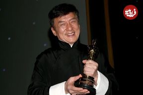 عکس| سفر در زمان؛ «جکی چان» در مراسم افتتاحیه یک فیلم هالیوودی؛ سال 1374