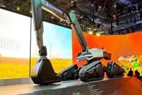 معرفی بیل مکانیکی برقی و خودران هیوندای HD در نمایشگاه CES 2024