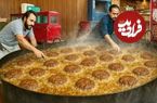 ببینید؛ غذای خیابانی در پاکستان؛ پخت چپلی کباب متفاوت پیشاوری ها