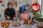 ببینید| غذای روستایی در ایران؛ پخت دلمه با فلفل در روستایی زیبا