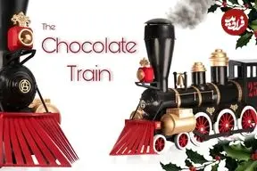 ببینید| فرآیند ساخت یک لوکوموتیو با 43 کیلوگرم شکلات تلخ