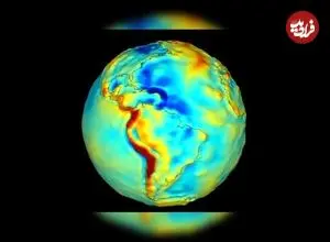 ویدئویی از نقشه گرانش زمین