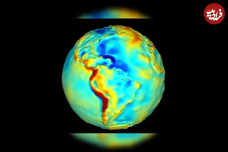 ویدئویی از نقشه گرانش زمین