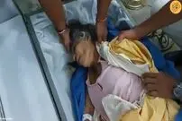 (ویدئو) زنده شدن یک زن در مراسم تشییع جنازه‌اش!
