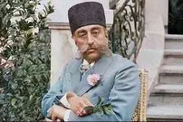 عکس| سفر در زمان؛ «مظفرالدین‌شاه قاجار» سوار بر سه‌چرخه در کنار مقربان درگاه