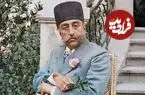 عکس| سفر در زمان؛ «مظفرالدین‌شاه قاجار» سوار بر سه‌چرخه در کنار مقربان درگاه