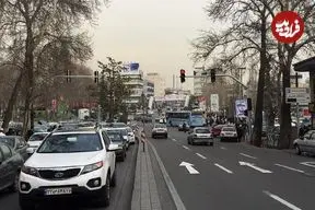 عکس| سفر به تهران قدیم؛ چشم اندازی از «میدان تجریش» در سال 1344