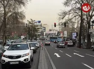 عکس| سفر به تهران قدیم؛ چشم اندازی از «میدان تجریش» در سال 1344