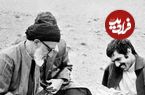 عکس؛ سفر در زمان؛ «آیت الله طالقانی در کنار، همسر، دختر و پسران اش»؛ سال 47
