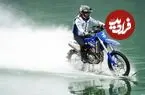 موتورسیکلتی که روی آب رکورد گینس شکست
