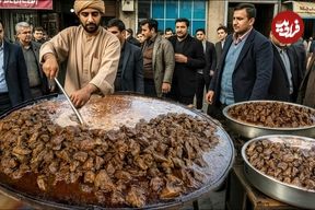ببینید؛ غذای خیابانی در پاکستان؛ تهیه غذا با جگر گوسفند در لاهور